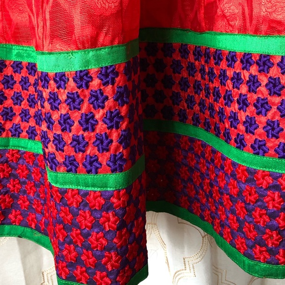 Hand Embroidered Anarkali - Picture 4 of 5